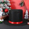 Creative Christmas Snowman Hat Prop for DIY Decoration Festive Outdoor Holiday Dress-Up Game Lightweight Easy Storage