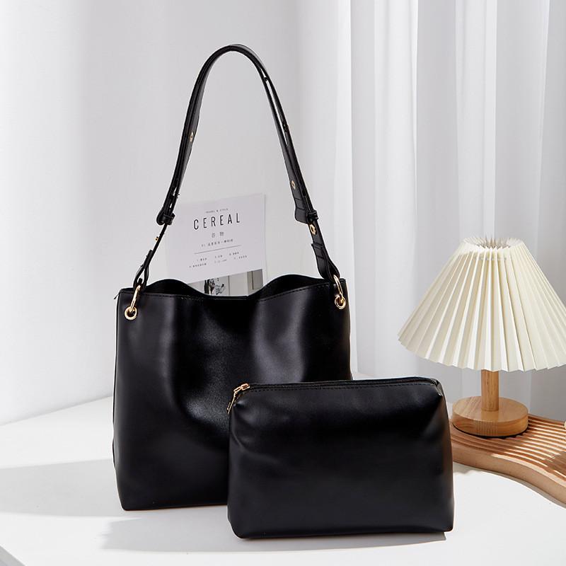 Ielgy Large-Capacity All-Match Textured Messenger Bag High-End Feeling Fashionable One-S