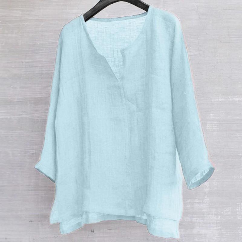 Herren Atmungsaktiv Bequem Einfarbig Langarm Locker Lässig T-Shirt Bluse M-4XL