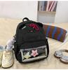 Schoolbag Japanese ins new high-value fresh and sweet candy color cute kitten backpack girl light backpack