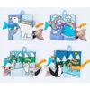 Jollybaby 3D Tail Cloth Book (New Antarctic Edition) - Sensory Soft Book for Babies, Crinkle & Squeak Sounds, Tactile Development Toy