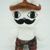 Dierenkliniek Barney Konijn Pluche Speelgoed Game Merchandise Wit Konijn Knuffelpop Schattig Cartoonfiguur Zachte Pluche Knuffel Huisdecoratie Cadeau voor Game Fans