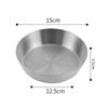 Einlagiges Gewürz-Dip-Schälchen 304 Edelstahl Kalte Speisen Kimchi-Schale Koreanisches Barbecue