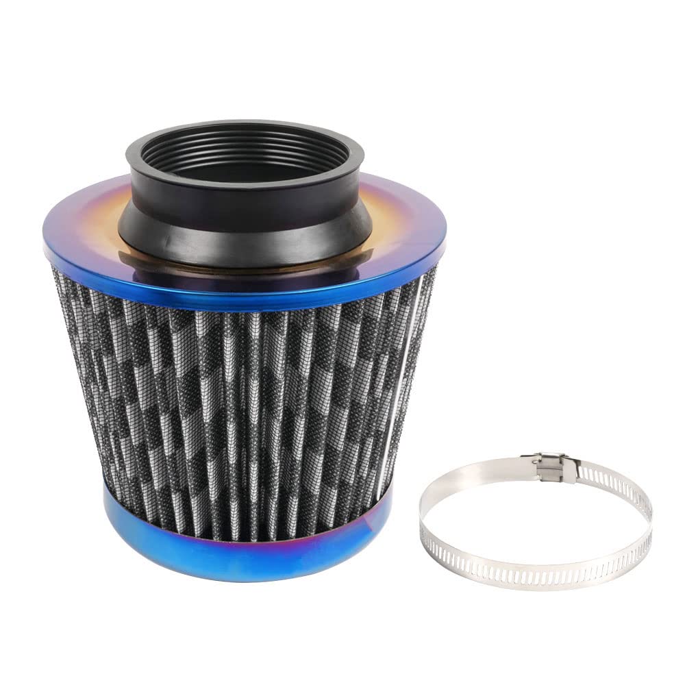 ZS Air Filter Breather Iron Mesh High Flow Air Filter for Car Motorcycle Air