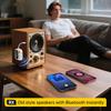 2 In 1 Bluetooth 5.4 Audio Transmitter Receiver Color Screen 3.5MM TF/AUX Stereo Music Wireless Audio Adapter for Car/Home/Airplane Support TF Card