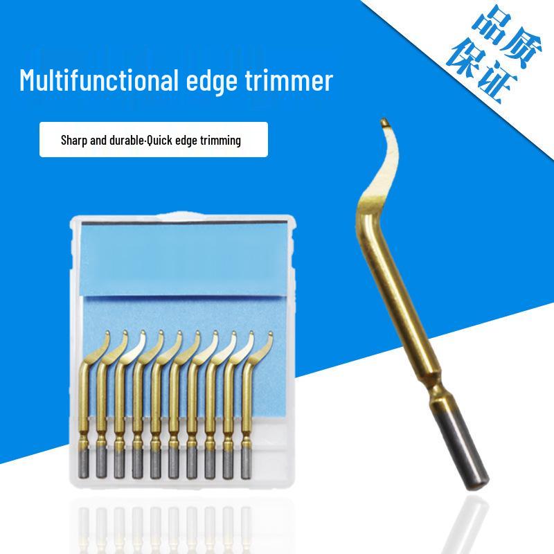 Stainless Steel Deburring Scraper with BK3103 Manual Trimming Cutter Head and BK3010 Plastic Scraper Blade. Single Blade BK3010