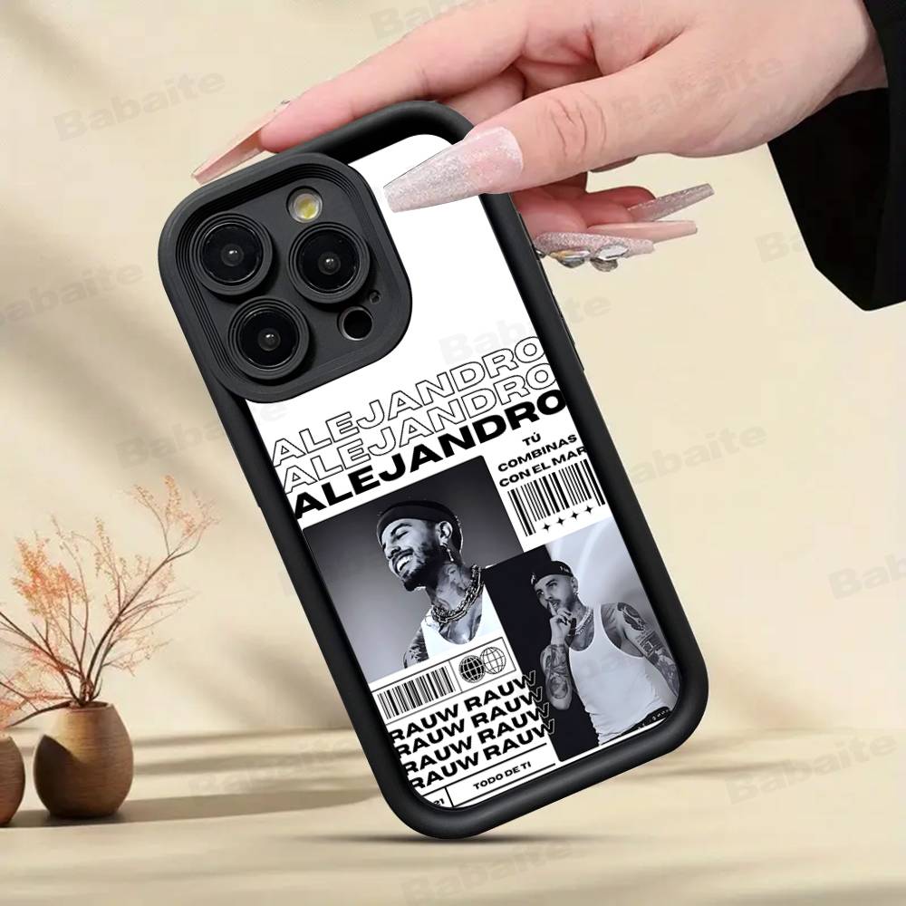 Epc Music R-Rauw Alejandro Rap Phone Case For IPhone 17 16 E 15 14 13 12 11 Pro Max Plus Back Cover