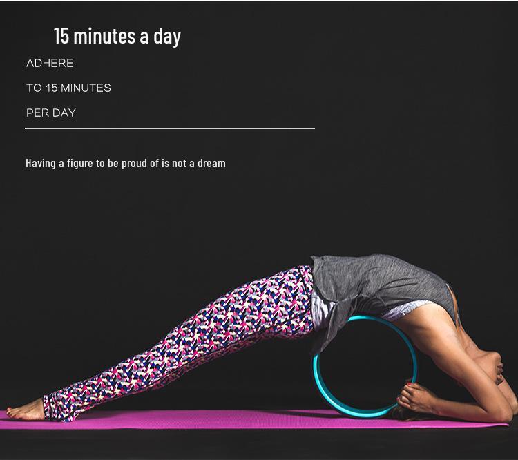 TPE Yoga Wheel for Muscle Relaxation & Abdominal Exercise