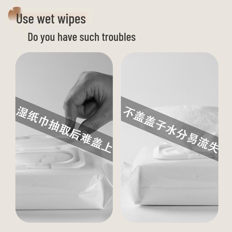 Portable Wet Wipe Storage Box for Travel, Stroller, Crib