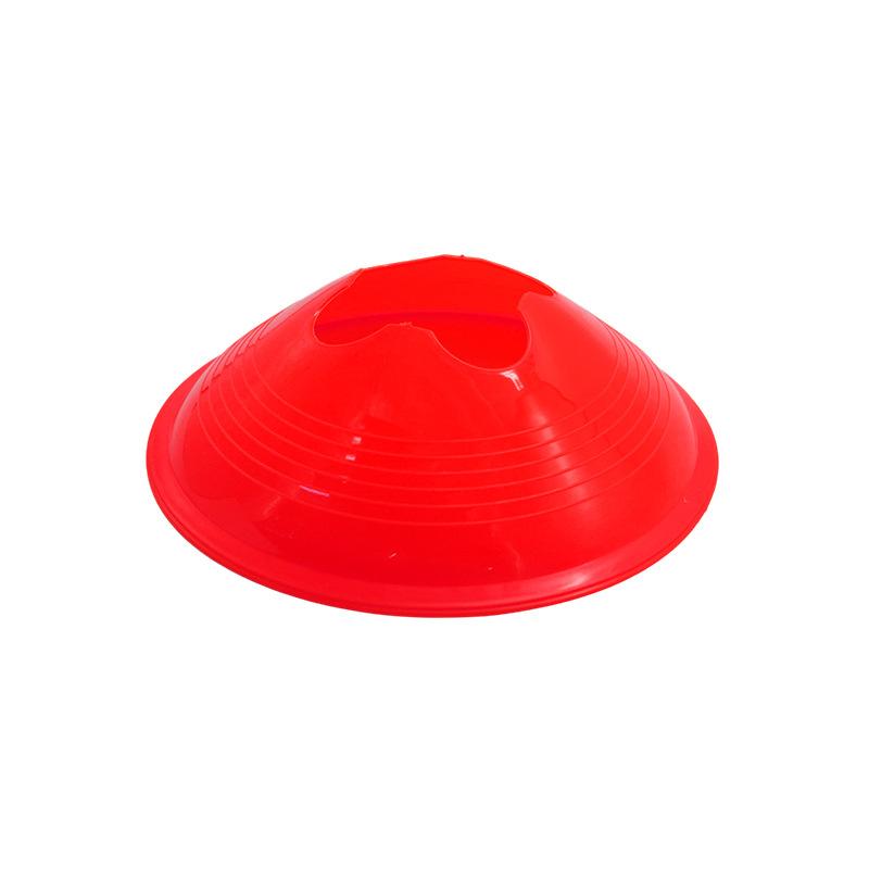 

10Pcs Soccer Disc Cones Set Soccer Training Agility Discs Dish Agile Sports Props Sport Space Cones Football Training Equipment 10pcs червоний