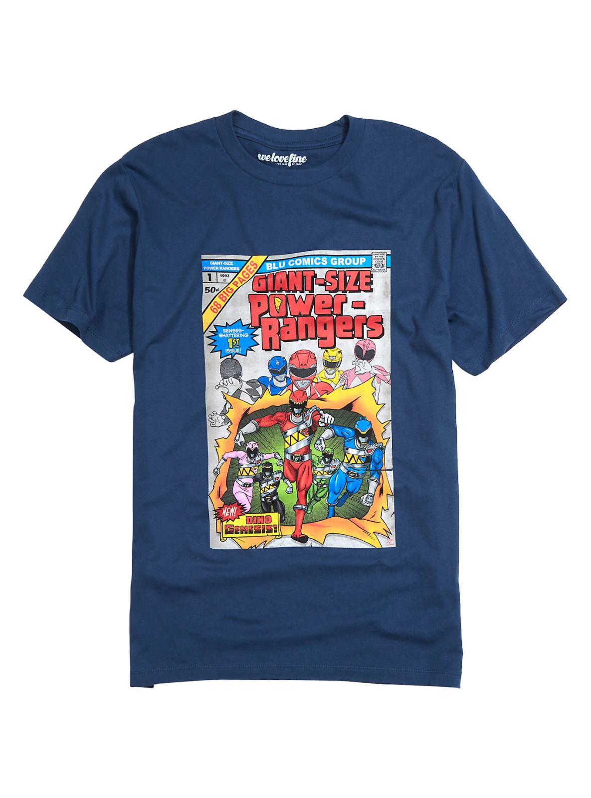 Mighty Morphin Power Rangers Giant Size Rangers T-Shirt S