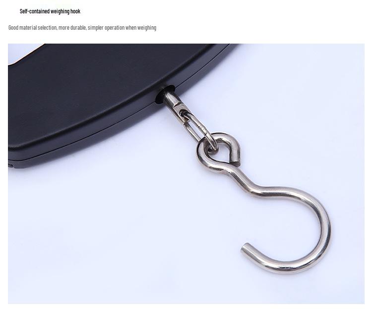 50kg Portable Electronic Handheld Backlit Scale for Luggage, Fishing, or Household Use