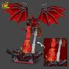 Non-Toxic Moc Ice Frie Dragon Model Building Block Bricks Assembly Construction Toy For Children Kid Diy Game Home Desk Decor