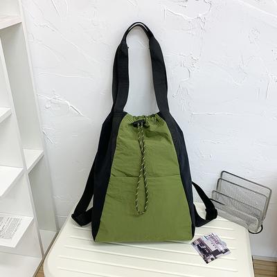 Kordelzug-Kurztrip-Tasche, neuer leichter Rucksack mit großem Fassungsvermögen, vielseitig, einfache tägliche Freizeittasche, Handtasche für den Weg zur Arbeit