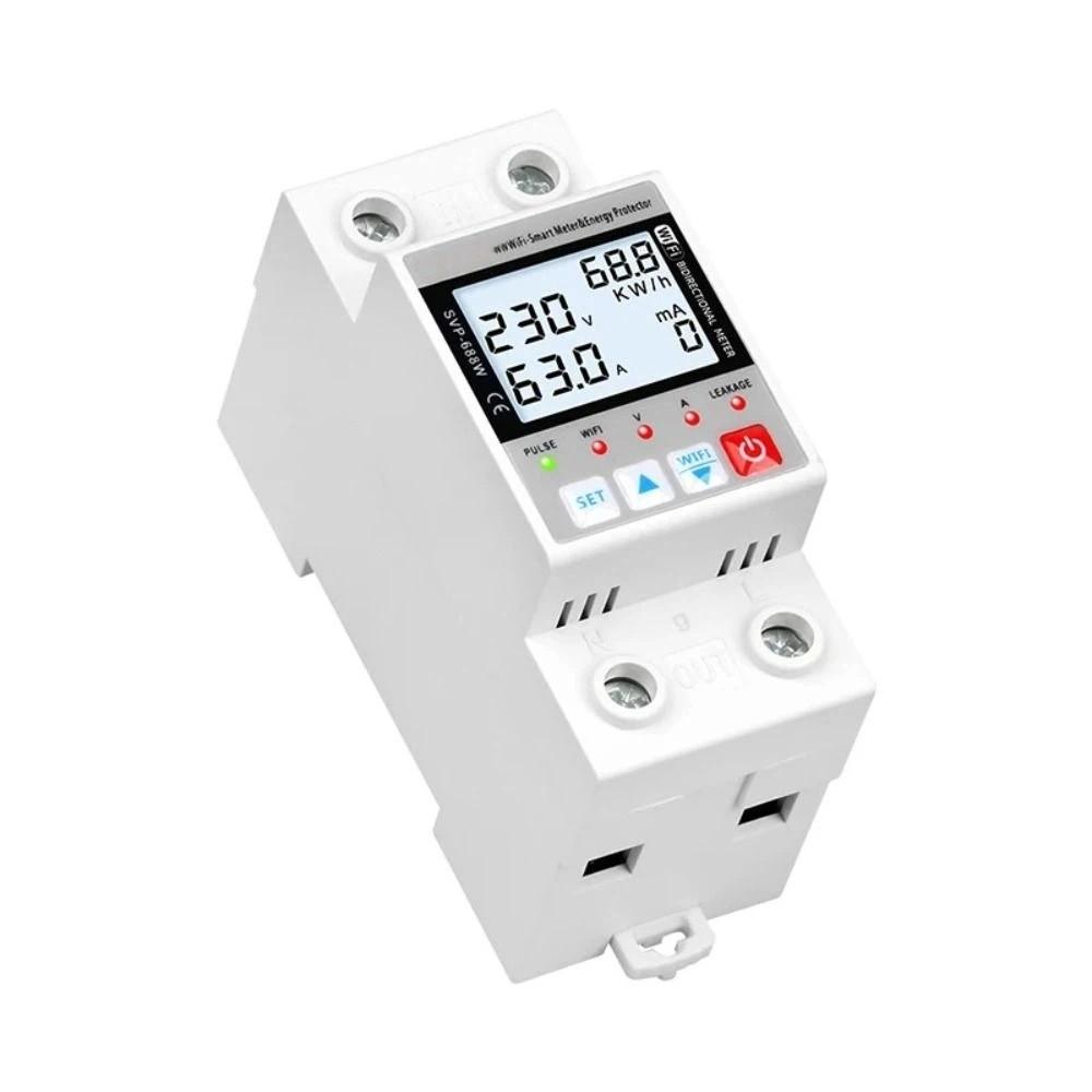 Remote Control WiFi Smart Circuit Breaker Overvoltage Protection Solar Power System