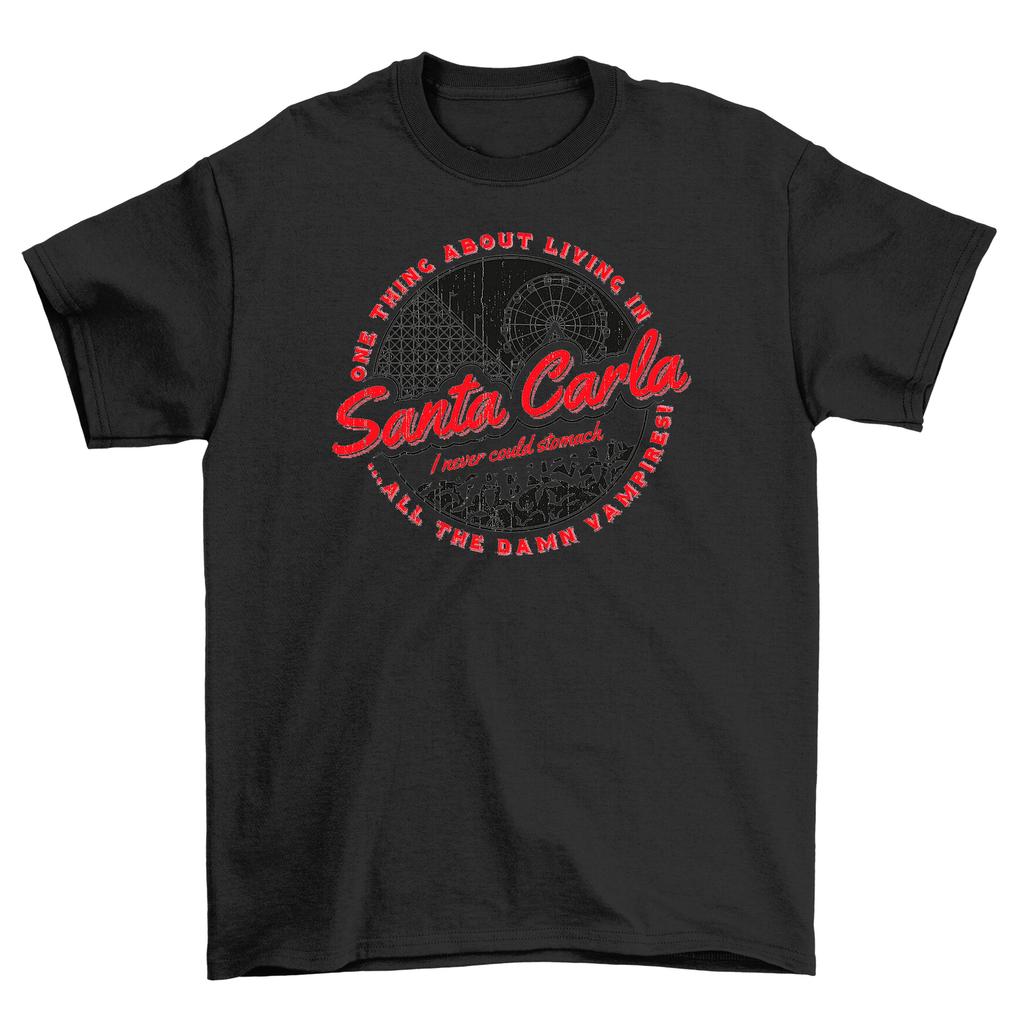 Santa Carla T-Shirt Mens Womens Tees Top - Fang-tasticall y Funny! Unisex Design, Perfect for Lost Boy