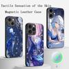 Genshin Furina game girl pattern Phone Case For iPhone 16 15 14 13 12 11 Plus Pro Max High-end Luxury Magsafe Sheepskin