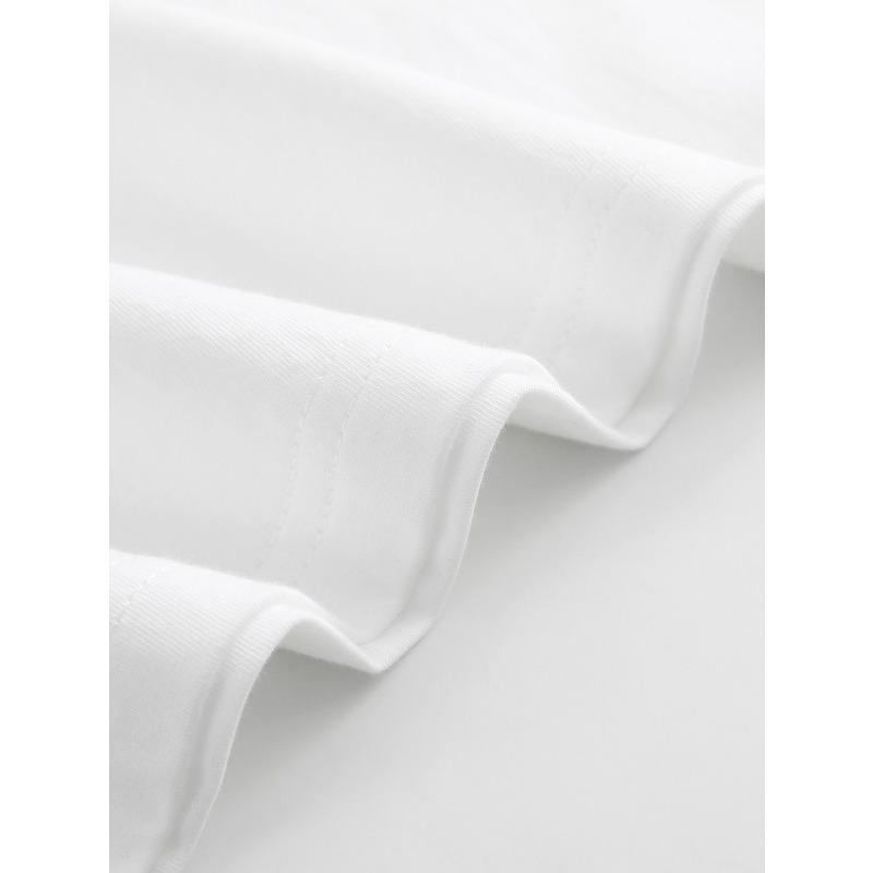 European sizes Women'S Fun Printed T-shirt | Casual Short-Sleeved Round-Neck Loose-Fitting Top, Machine Washable for All-Season Comfort