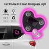 Suitable for BYD Models: Qin PLUS, Song Pro, Sea Lion, Sea Leopard, Sea Gull, Tang L - Car Solar Heart Light - Decorative Light.