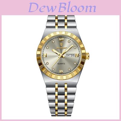 Reloj Suizo Impermeable para Mujer Con Doble Calendario Movimiento de Cuarzo Para Mujeres de Negocios
