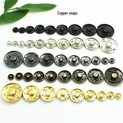 DIY Metal Snap and Hidden Buttons for Windbreaker, Shirt, Sweater, Suit, and Down Jacket Accessories