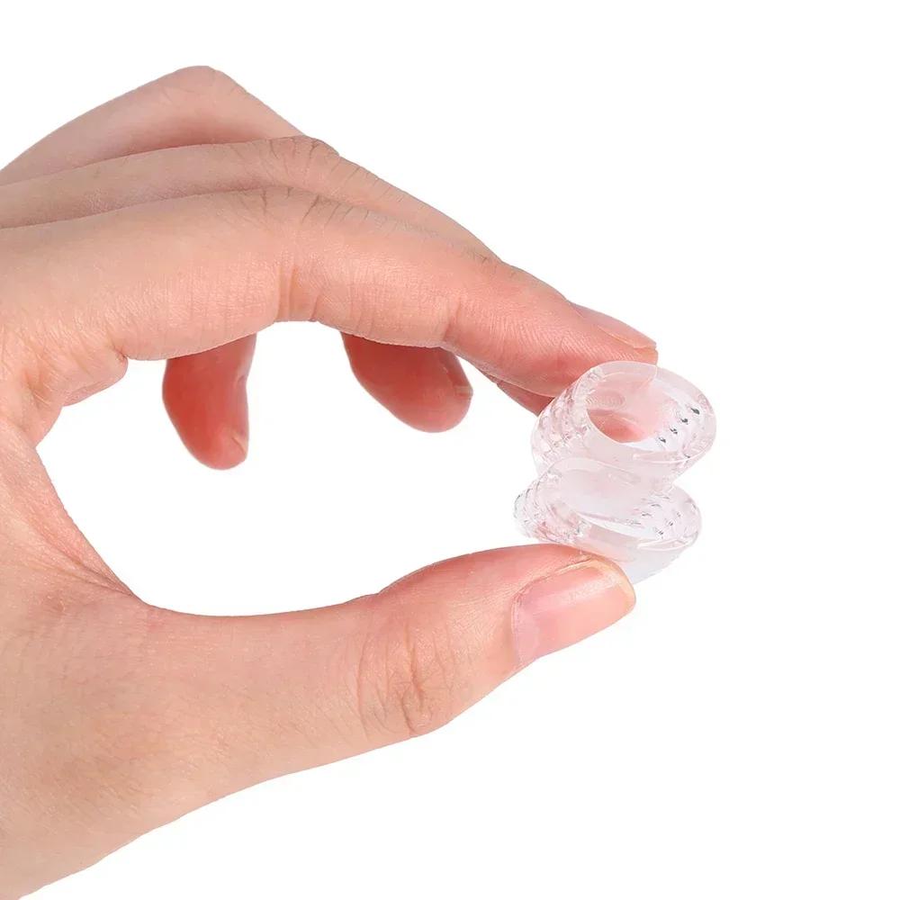 

Прозрачные мягкие силиконовые накладки на пальцы ног Дышащие противофрикционные протекторы для пальцев ног Предотвращают мозоли Накладки на пальцы ног Облегчение боли Уход за ногами 1 short item