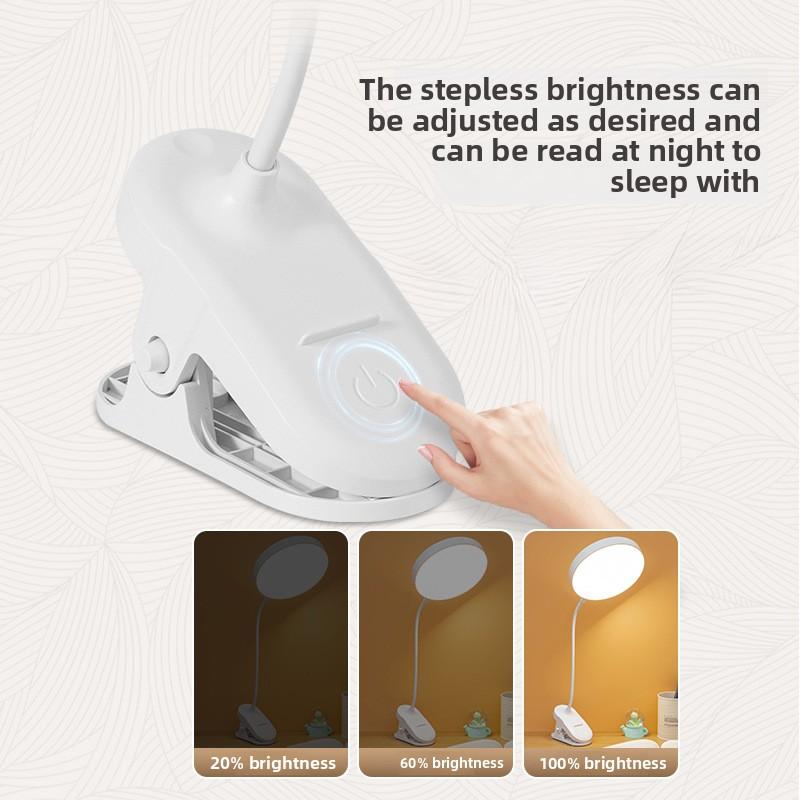 Eye Protection Clip Charging Led Bedside Reading Lamp
