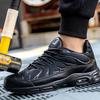 Chaussures de travail Légères Antidérapantes Baskets à embout acier Légères Anti-perforation Résistantes à l'usure Bottes pour homme pour chantier de construction
