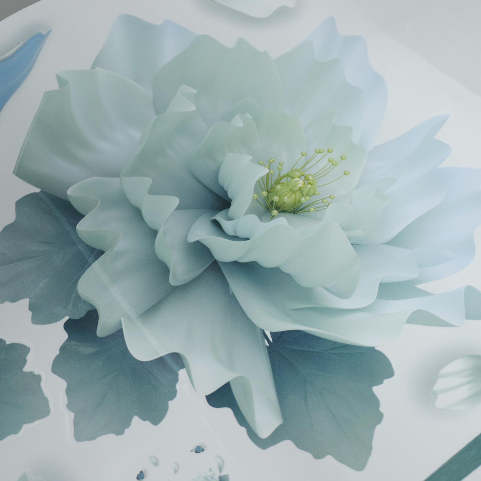 

Наклейка на стену, новый цветок лотоса, домашний декор, ПВХ