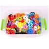 Vibrant Snowflake Building Blocks For Kids Plastic Educational Toy Set 400-800 Pieces