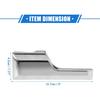 Automotive Left Driver Side Interior Door Handle Compatible for Ford Expedition 2007-2017, Durable Plastic Silver Tone