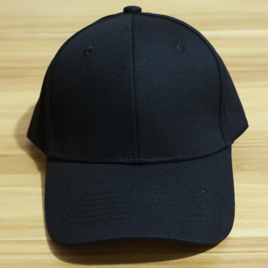 1 Piece Solid Color Baseball Cap for Women Men Cotton Unisex Hats for Casual Outdoor Sunscreen Windproof and Warm Black/White