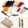 Lederhandwerksset mit Handnähwerkzeugen zur Taschenherstellung für den Heimgebrauch