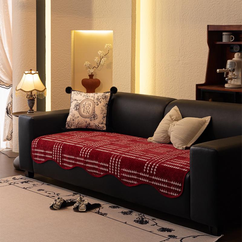 Special-Shaped Sofa Cushion Light Luxury  New Seat Cushion Universal Non-Slip Fixed Cover Cloth In All Seasons