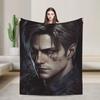 Leon Kennedy Resident Evils Blanket Quality Soft Warm Bedding Throws Spring Children Living Room Graphic Bedspread