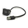 1PC Fit For Toyota Cross ALTIS AURIS CAMRY RAV4 2019 Car USB Extension Cord Socket Connector Port Accessories