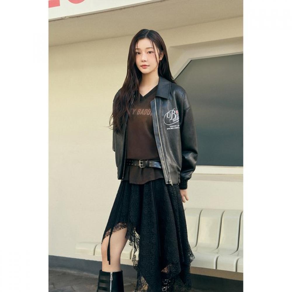EGOIST OVersized T shirT V Neck Graphic  Es2ch360 