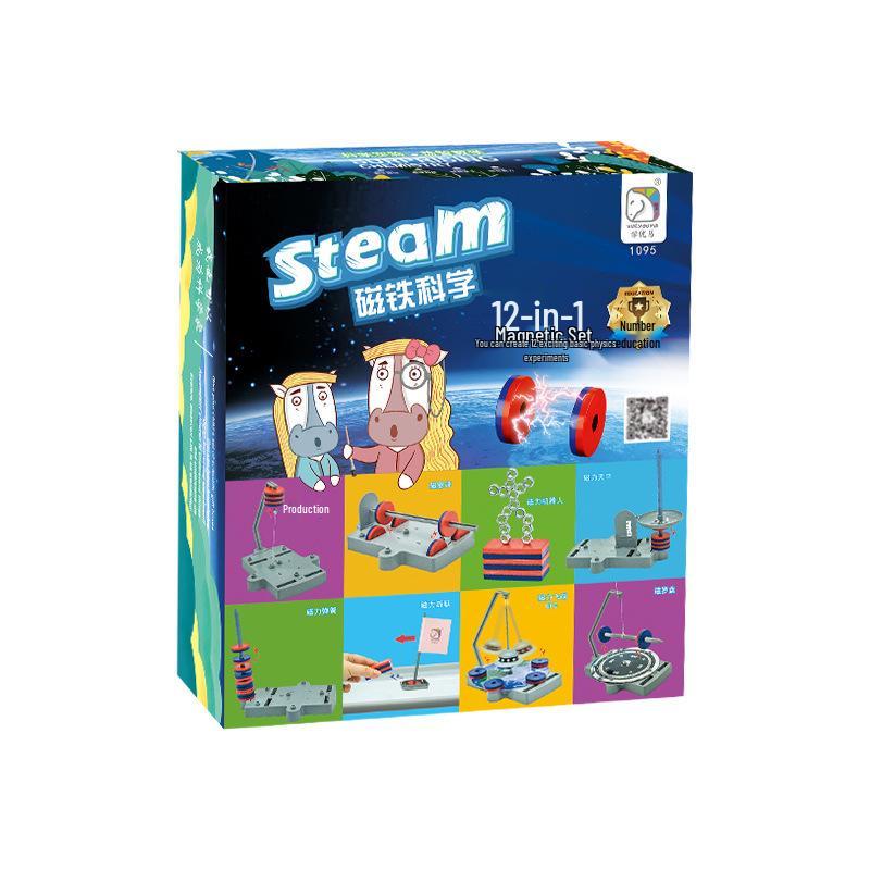 Xueyouma 12-in-1 Magnetic Physics Experiment Set for Kids