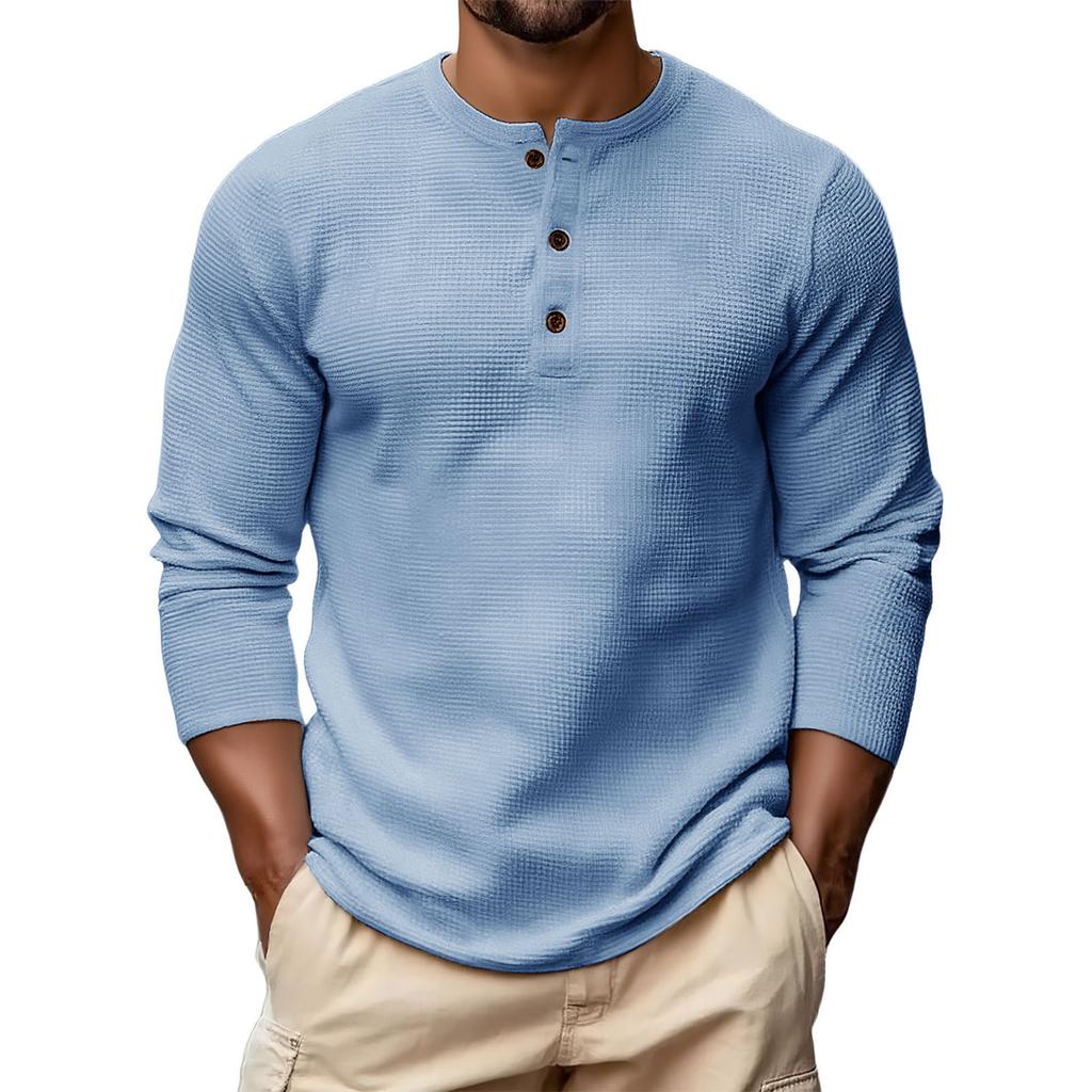 Men's Hoodie Loose Long Sleeves Round Neck