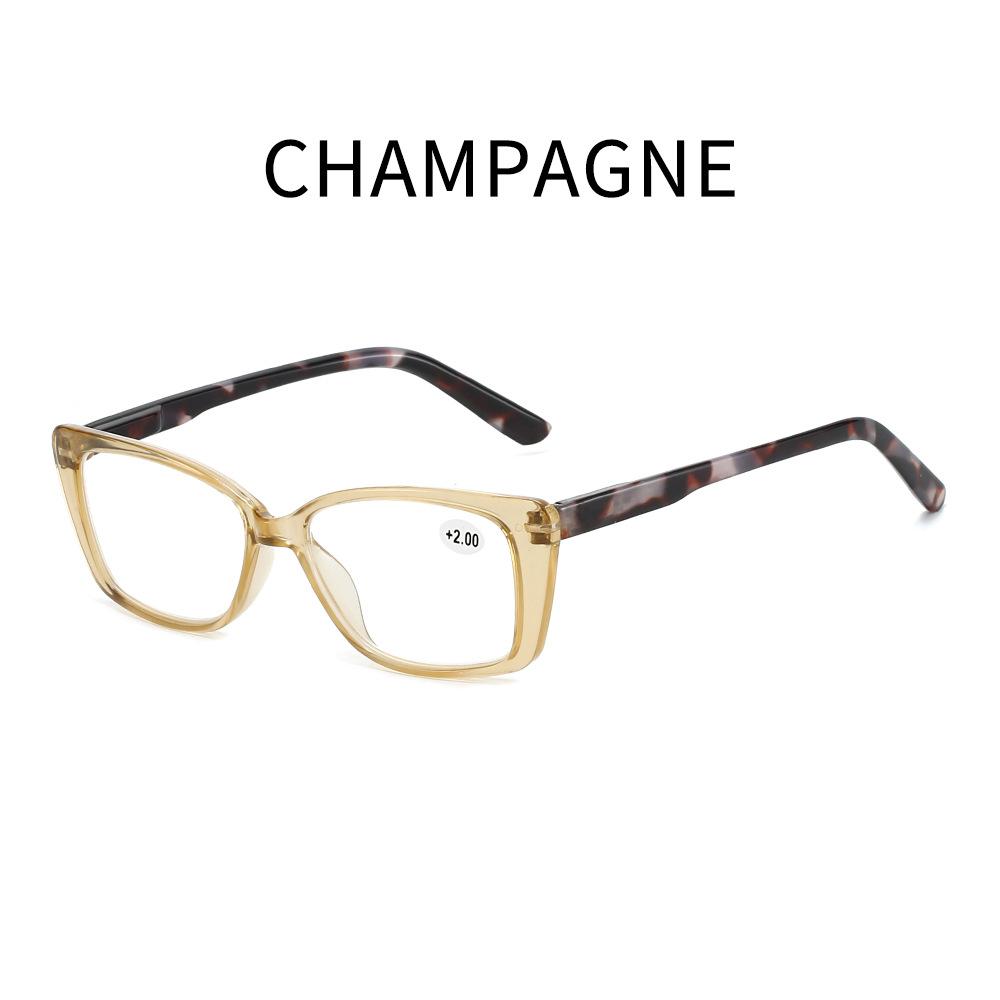 New Anti-blue Light Reading Glasses Men and Women Square Frame Ultra-light High-definition Presbyopia Glasses Fashion Glasses