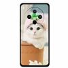 For vivo Y500 Pro 5G Case Flowers Soft Silicone TPU Phone Cases for vivoY500 Pro Shockproof Cool Wolf Animals Protective Cover