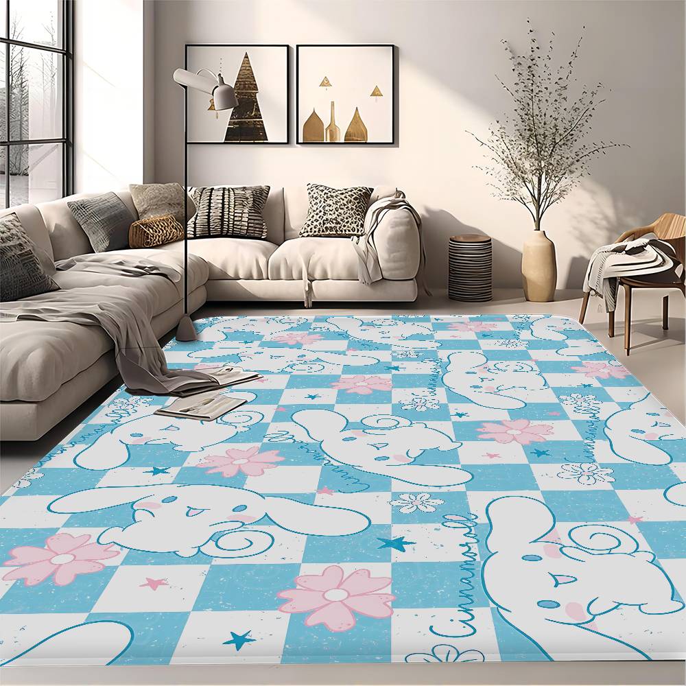 C-Cinnamoroll Kitchen Mat Kids Room Bedroom Decoration Balcony Anti-Slip Doormat Living Room Alfombra