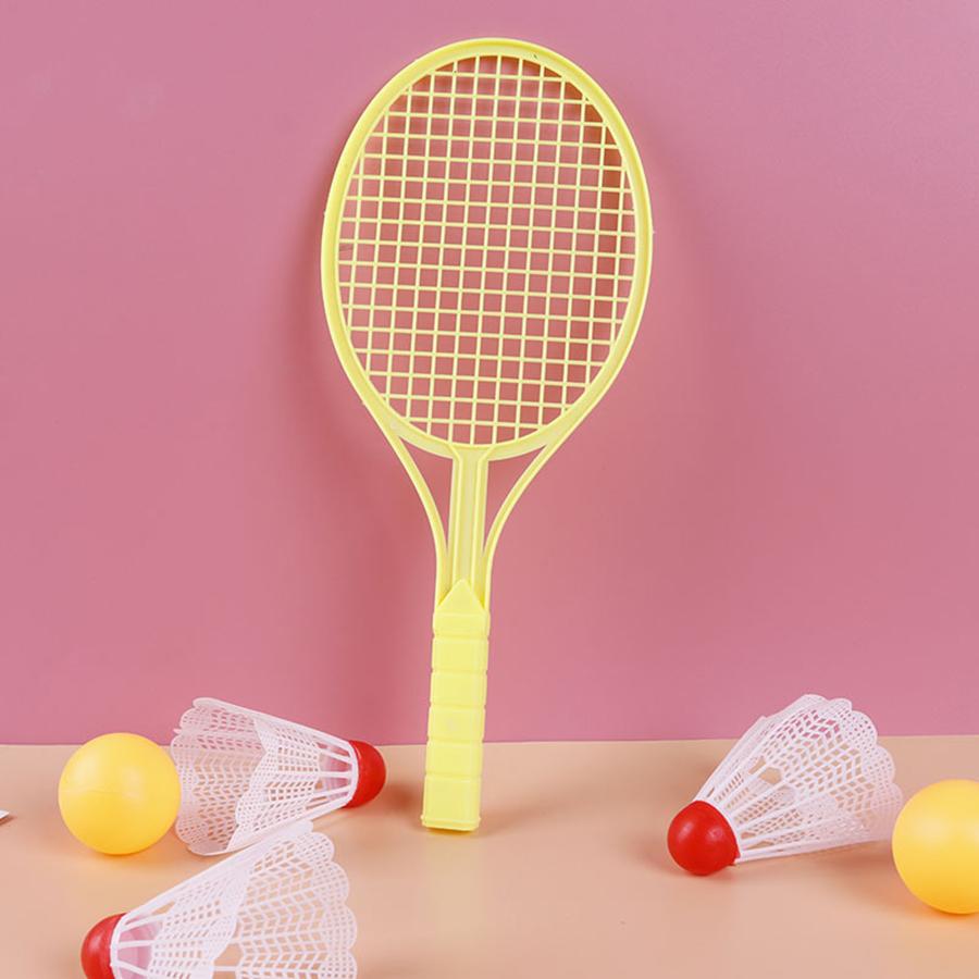 2pcs Mini Badminton Racket & 1pc Badminton 1pc Table Tennis Two Person Interactive Universal Sports Game Birthday Gifts