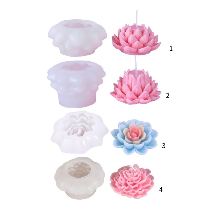 Unique Candles and Decorative Pieces Crafting Silicone Mold for DIY Enthusiasts Resin Mold for Candle and Plaster Making