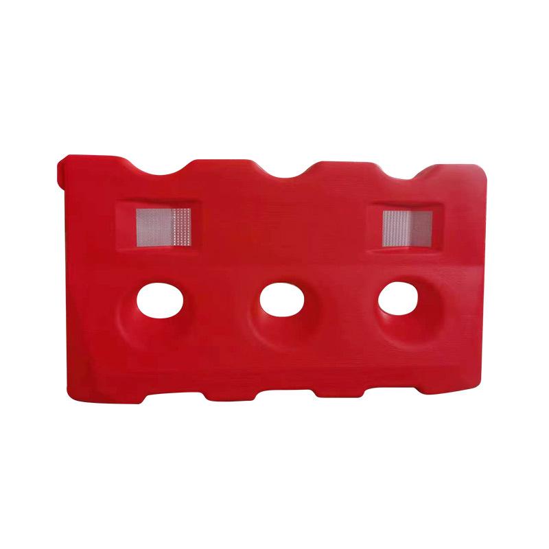 Water-Filled Three-Hole Plastic Road Barrier for Construction