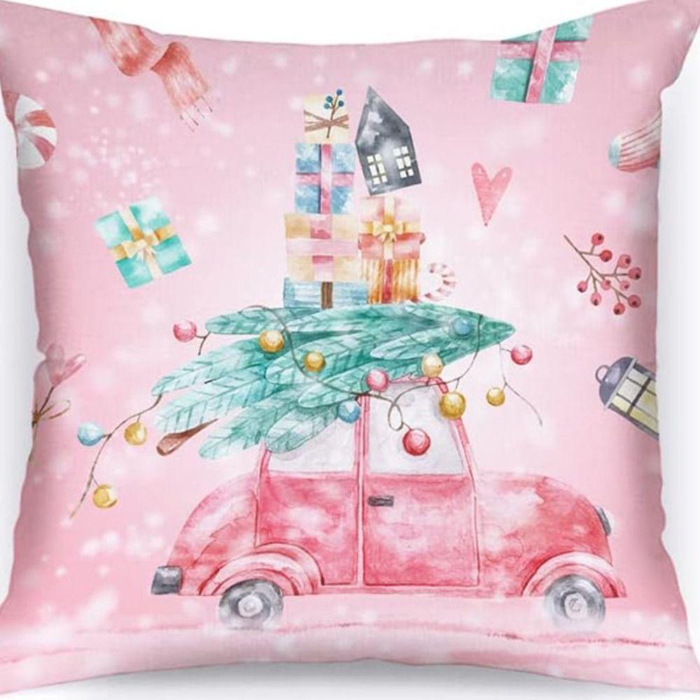 1/4pcs 18*18 Inch Throw Pillow Covers Linen Home Decor Pillow Case  Sofa