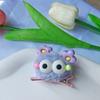 Colorful Little Monster Hairpins for Girls Cute Cartoon Big Eye Plush Doll Hair Clips Fashion Hair Accessories Headwear Gift