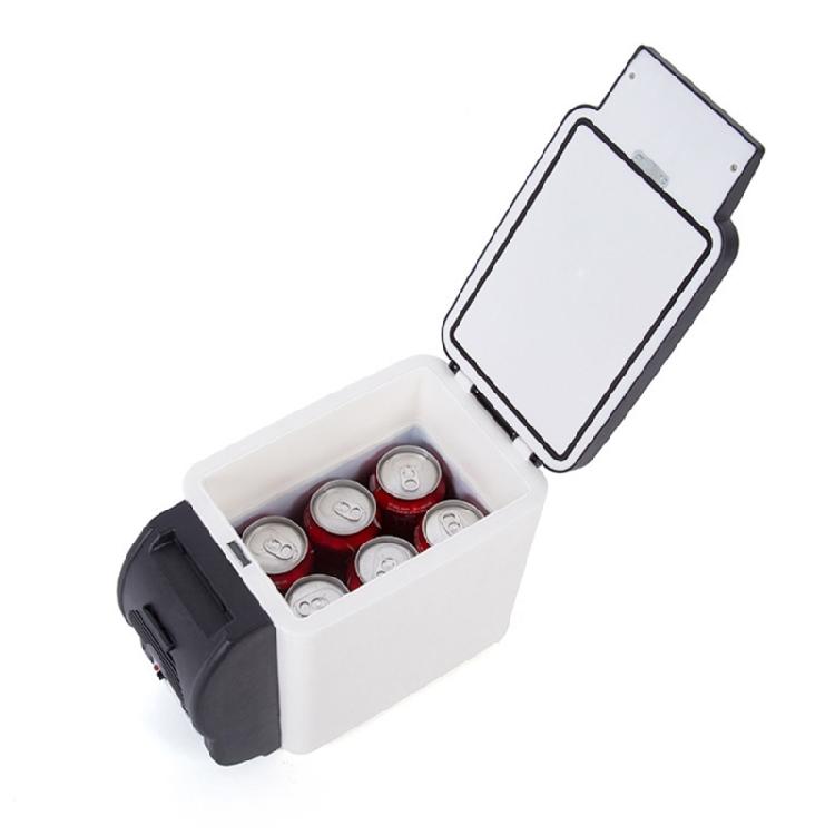 Mini Car Freshness 12V 6L Capacity Compact Size ABS Refrigerator Quiet Operation Portable Freezer Ideal for Travel Campi