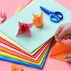 100 Sheets 10 Colors  A4 Origami Paper Double Sided Color Easy Fold Paper for Beginner Craft Paper Crane Kid Handmade Stationery