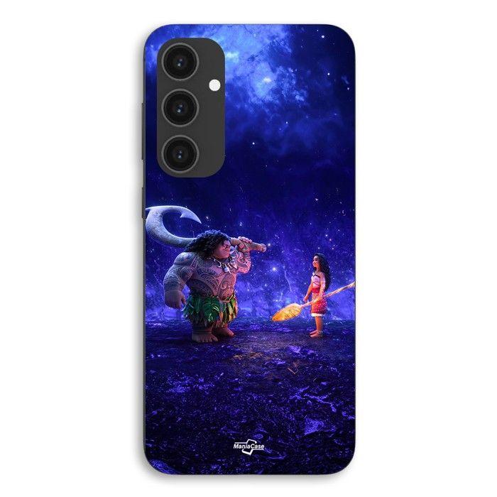 Case For Samsung Galaxy S25 FE Vaiana 2 Maui starry night anime disney Maniacase nero